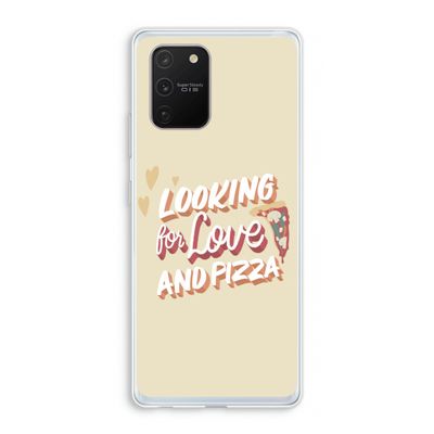 Pizza is the answer: Samsung Galaxy S10 Lite Transparant Hoesje
