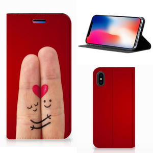 Apple iPhone X | Xs Hippe Standcase Liefde - Origineel Romantisch Cadeau