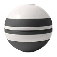 Villeroy & Boch Serviesset La Boule - Zwart | Wit - 7-delig | 2 personen - 2x bol, 2x schaal, 2x universeel bord, 1x serveerschaal