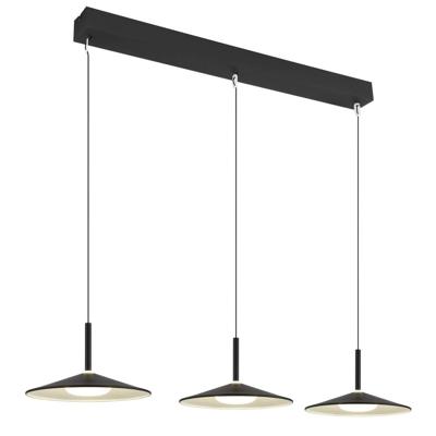 Globo Design hanglampLampone 3-lichts zwart - 15635S-3H