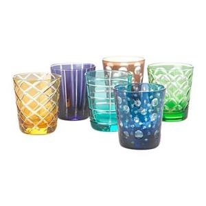 POLSPOTTEN Cuttings Waterglas Set van 6