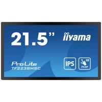Iiyama 21,5 Bonded PCAP Touchscreen monitor Energielabel: D (A - G) 54.6 cm (21.5 inch) 1920 x 1080 Pixel 16:9 5 ms HDMI, DisplayPort, USB-A 3.1 Gen 1 IPS LED