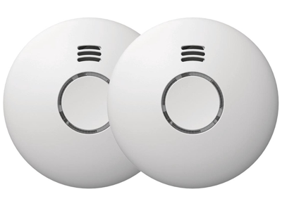 2-pack Profile Optische Rookmelder - 85dB - Draadloos Koppelbaar - Wit