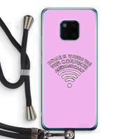 Home Is Where The Wifi Is: Huawei Mate 20 Pro Transparant Hoesje met koord