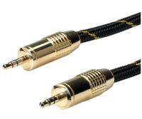 ROLINE GOLD 3,5 mm audio kabel M/M, Retail Blister, 10 m