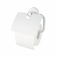 Toiletrolhouder Kosmos met Klep Mat Wit Haceka