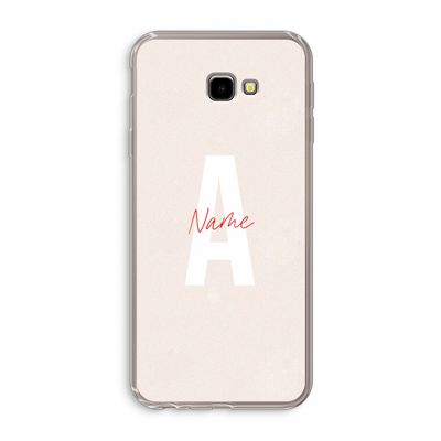 Strawberry Milkshake: Samsung Galaxy J4 Plus Transparant Hoesje