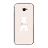 Strawberry Milkshake: Samsung Galaxy J4 Plus Transparant Hoesje