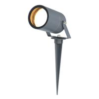 Spikey LED prikspot - GU10 fitting - Wandspot - IP65 Waterdicht - Dimbaar - Kantelbaar - Grondspies - Antraciet - Tuinspot