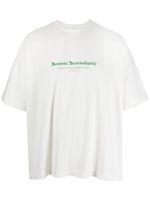Bonsai t-shirt à logo imprimé - Blanc