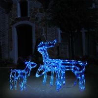 VidaXL 3-delige kerstverlichting rendieren 229 led&apos;s