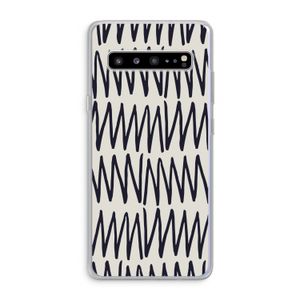Marrakech Zigzag: Samsung Galaxy S10 5G Transparant Hoesje