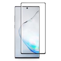 Voor Galaxy Note 10 0.3 mm 9H oppervlaktehardheid 3D privacy gebogen rand lijm gebogen Full Screen gehard glas film vingerafdruk ontgrendeling wordt