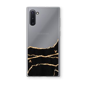 Gouden marmer: Samsung Galaxy Note 10 Transparant Hoesje