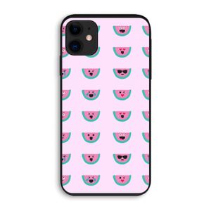 Smiley watermeloenprint: iPhone 11 Biologisch afbreekbaar hoesje