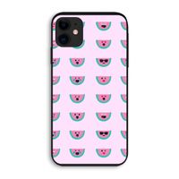 Smiley watermeloenprint: iPhone 11 Biologisch afbreekbaar hoesje