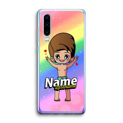Chibi Maker man: Huawei P30 Transparant Hoesje