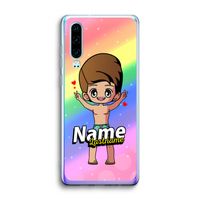 Chibi Maker man: Huawei P30 Transparant Hoesje