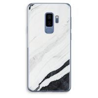 Elegante marmer: Samsung Galaxy S9 Plus Transparant Hoesje