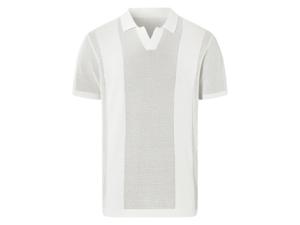 LIVERGY Heren poloshirt (Wit, S)