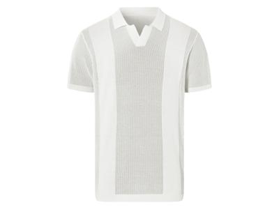LIVERGY Heren poloshirt (Wit, M)