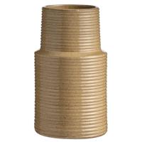 Leen Bakker - Vaas Kyoto - Geel/bruin - 30xØ16 Cm - Keramiek - Geel#Bruin