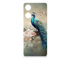 Case Anti-shock voor OPPO Reno8 T 4G Vintage Pauwen Case Anti-shock voor OPPO Reno8 T 4G Vintage Pauwen