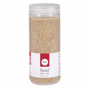 Hobby Fijn decoratie zand korrels - beige - 475 ml - zandkorrels - knutselmateriaal