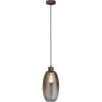 Masterlight Glazen hanglampOlive Ø 18,5cm - cacao - 2430-15-02-18
