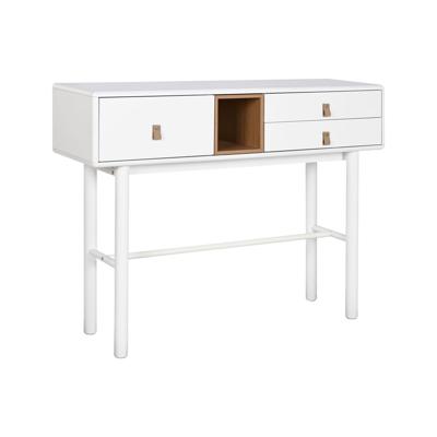 Wandtafel Home ESPRIT Geel Wit Hout MDF 120 x 35 x 90 cm
