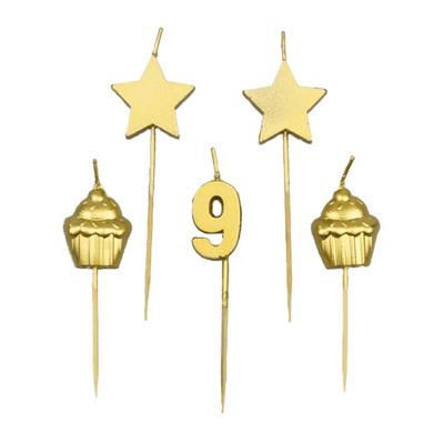 Paperdreams taartkaarsjes - 9 jaar