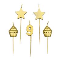 Paperdreams taartkaarsjes - 9 jaar