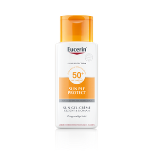 Eucerin Sun PLE Protect Gel-Crème Gezicht en Lichaam SPF50+ 150ml