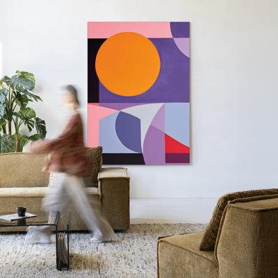 Urban Cotton Wandkleed 'Repulsive' 80 x 110cm in Frame - black