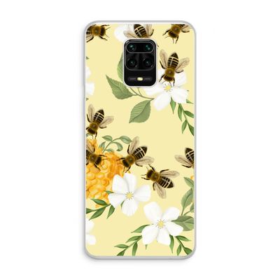 No flowers without bees: Xiaomi Redmi Note 10 Lite Transparant Hoesje