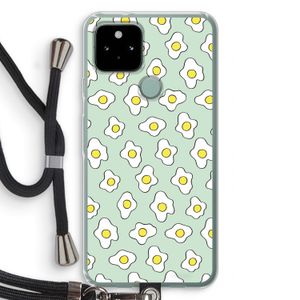 Spiegeleitjes: Pixel 5 Transparant Hoesje met koord