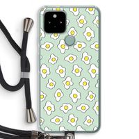 Spiegeleitjes: Pixel 5 Transparant Hoesje met koord