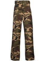 Palm Angels pantalon ample à imprimé camouflage - Vert