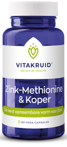 Vitakruid Zink Methionine & Koper Gluconaat