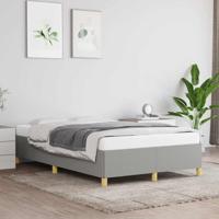 Bedframe zonder matras 120x190 cm stof lichtgrijs