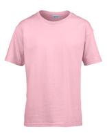 Gildan G64000K Softstyle® Youth T-Shirt - Light Pink - M (116/134) - thumbnail