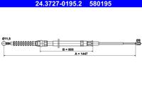 ATE Handremkabel 24.3727-0195.2 - thumbnail