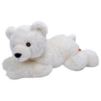 Wild Republic pluche knuffel dier ijsbeer - wit - 30 cm - Wildlife speelgoed knuffelbeesten