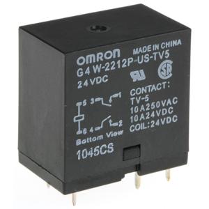 Omron G4W-2212P-US-TV5-DC24 Powerrelais 24 V/DC 2x NO 1 stuk(s) Bag