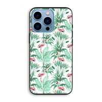 Flamingo bladeren: iPhone 13 Pro Biologisch afbreekbaar hoesje