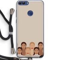 Girls girls girls: Huawei P Smart (2018) Transparant Hoesje met koord