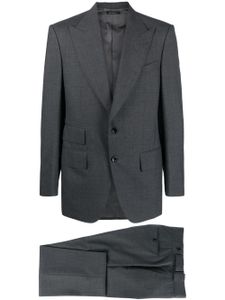 TOM FORD costume en laine à veste à simple boutonnage - Gris