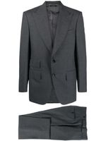 TOM FORD costume en laine à veste à simple boutonnage - Gris