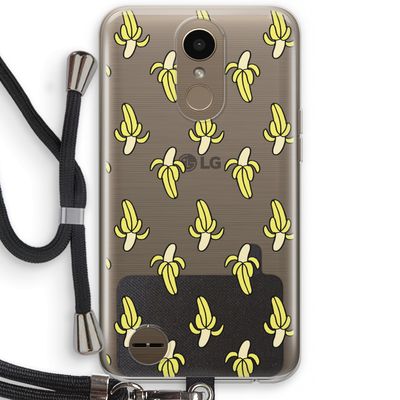 Bananas: LG K10 (2017) Transparant Hoesje met koord