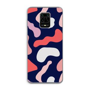 Memphis Shapes Pink: Xiaomi Redmi Note 9 Pro Transparant Hoesje